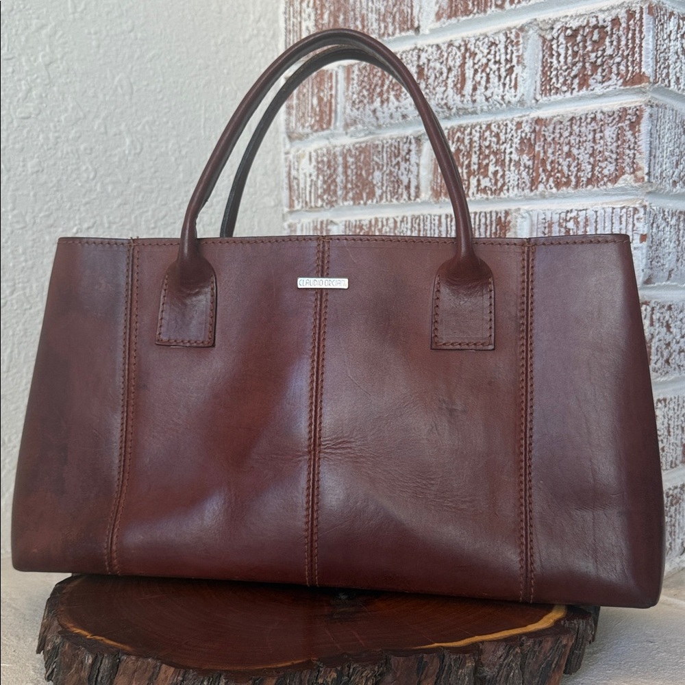 Claudio Orciani Leather Tote